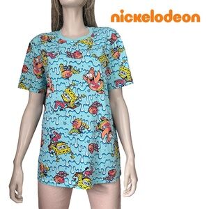 SpongeBob SquarePants and Patrick T-Shirt Shirt Nickelodeon Novelty Print